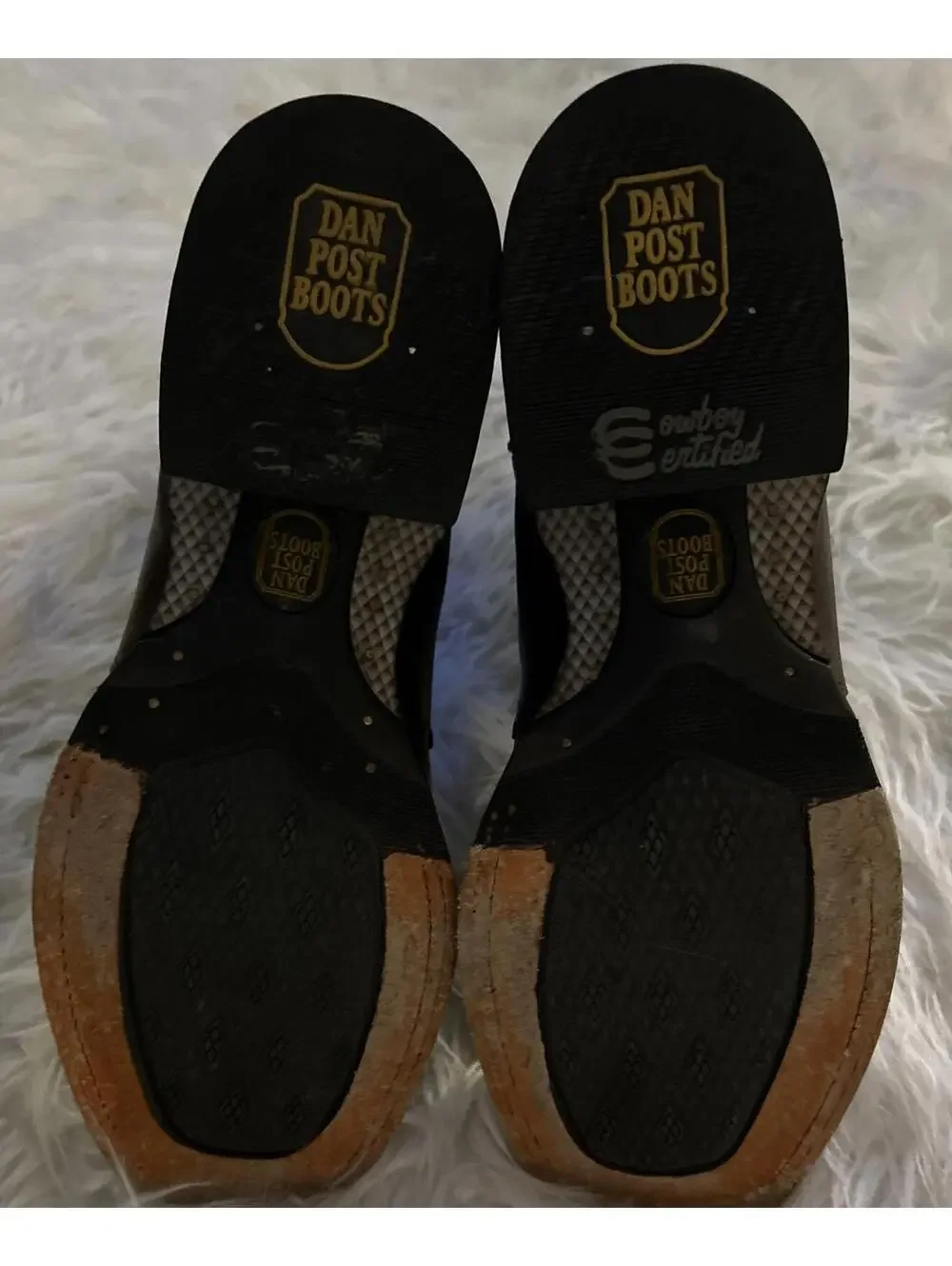 DAN POST FRANKLIN 11" WESTERN GENIUNE LEATHER MEN'S BOOTS 9.5D Cowboy square toe - Picture 10 of 15